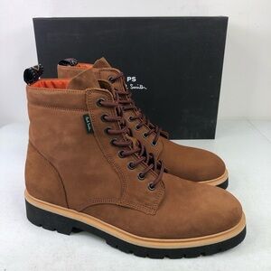 PAUL Smith Men’s Fowler Cow Leather Lace Up Boots